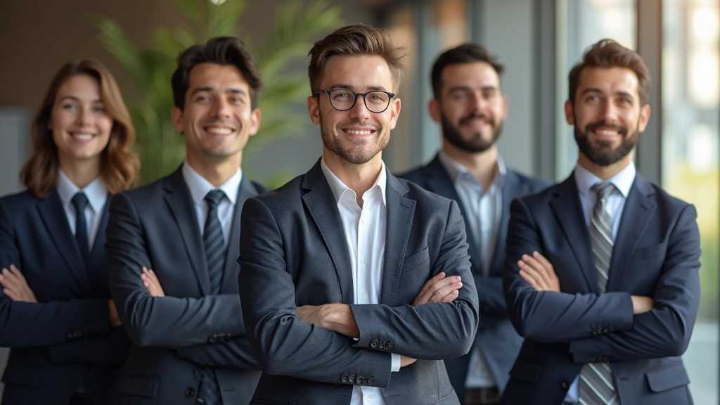 Успешная команда с позитивными результатами работы над аналитическим проектом