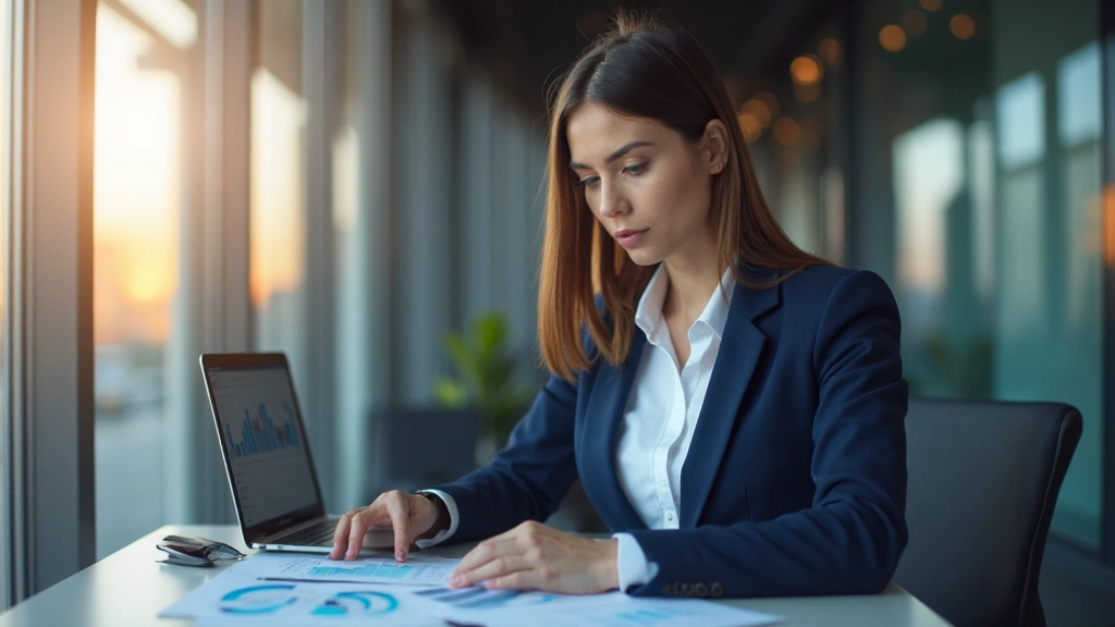 Специалист анализирует графики и тренды рыночных данных