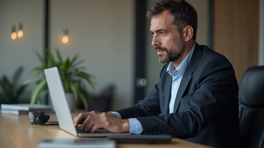 Компьютер с открытым приложением для визуализации данных, отображающим интерактивную панель управления